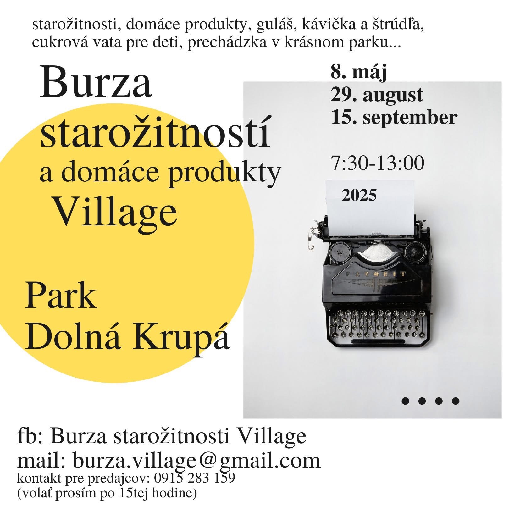 Burza starožitností 2025